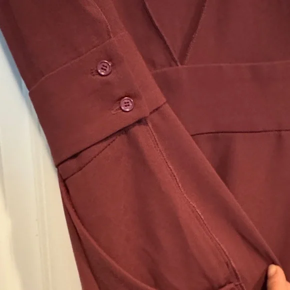 Wilfred Deep Red Mini Dress - Picture 7 of 7